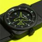 Bell & Ross BR 03 Gyrocompass Black Watch BR03A-CPS-CE/SRB
