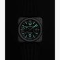 Bell & Ross Mens BR-X3 Black Titanium Automatic Watch BRX3R-BL-TI/SRB