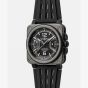 Bell & Ross Mens BR-X3 Black Titanium Automatic Watch BRX3R-BL-TI/SRB
