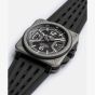 Bell & Ross Mens BR-X3 Black Titanium Automatic Watch BRX3R-BL-TI/SRB