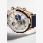 Zenith Mens Chronomaster Open Blue Leather Strap Watch 18.3300.3604/69.C922
