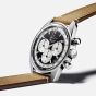 Zenith Mens Chronomaster Original Brown Leather Strap Watch 03.3200.3600/21.C903