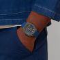 Zenith Mens Defy 21 ULTRABLUE Rubber Strap Watch 97.9001.9004/81.R946