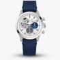 Zenith Mens Chronomaster Open Blue Rubber Strap Watch 03.3300.3604/69.C823