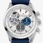 Zenith Mens Chronomaster Open Blue Rubber Strap Watch 03.3300.3604/69.C823