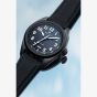 Zenith Mens Pilot Automatic Black Rubber Strap Watch 49.4000.3620/21.I001