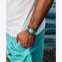 NORQAIN Wild One Skeleton Turquoise Rubber Strap Watch N3000.07Q27.B07.R01