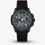 NORQAIN Wild One Skeleton Chrono Black Rubber Strap Watch N3002.40Q01.B07.R01