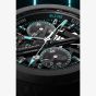NORQAIN Wild One Skeleton Chrono Black Rubber Strap Watch N3002.40Q01.B07.R01