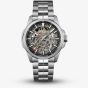 NORQAIN Independence Skeleton Silver Bracelet Watch N3000.07S01.B01.S01