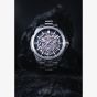 NORQAIN Independence Skeleton Silver Bracelet Watch N3000.07S01.B01.S01
