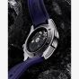 NORQAIN Independence Skeleton Chrono Purple Rubber Strap Watch N3200.40T03.P01.R01