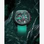 NORQAIN Limited Edition Independence Skeleton Chrono Teal Rubber Strap Watch N3200.40T02.J01.R01