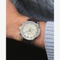 NORQAIN Freedom Chrono Brown Alcantra Ebony Leather Strap Watch N2200.18S01.C01.V01