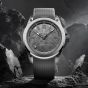 NORQAIN Mens Wild One Meteorite Special Edition Grey Dial Rubber Strap Watch N3000.21T01.M01.R02