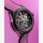 NORQAIN Wild One Skeleton Hyper Pink Rubber Strap Watch N3001.07Q04.B03.R01