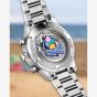 NORQAIN Special Edition Freedom Chrono Enjoy Life "Ice Cream" Silver Bracelet Watch N2201.19S01.C01.S01