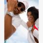NORQAIN Special Edition Freedom Chrono Enjoy Life "Ice Cream" Silver Bracelet Watch N2201.19S01.C01.S01