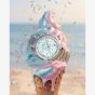 NORQAIN Special Edition Freedom Chrono Enjoy Life Blue "Sprinkles" Silver Bracelet Watch N2201.19S04.A01.S01