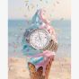NORQAIN Special Edition Freedom Chrono Enjoy Life Pink "Sprinkles" Silver Bracelet Watch N2201.19S04.K01.S01