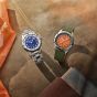Gallet Mens Flying Officer Blue Dial Bracelet Watch AG1701131C1A1