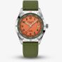 Gallet Mens Flying Officer Orange Dial Fabric Strap Watch AG1701131O1W1