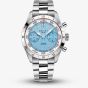Gallet Mens Flying Officer Chronograph Blue Dial Bracelet Watch AG2301131C1A1