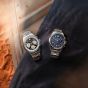 Gallet Mens Multichron Sport Chronograph Blue Dial Bracelet Watch AG2302101C1A1
