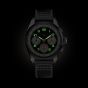 Gallet Mens Multichron Sport Chronograph Black Dial Leather Strap Watch AG2302131B1X1