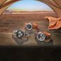 Gallet Mens Multichron Sport Chronograph Black Dial Leather Strap Watch AG2302131B1X1