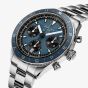 Gallet Mens Multichron Pilot Chronograph Blue Dial Bracelet Watch AG2303171C1A1