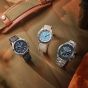 Gallet Mens Multichron Pilot Chronograph Blue Dial Bracelet Watch AG2303171C1A1