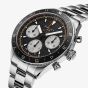 Gallet Mens Multichron Pilot Chronograph Black Dial Bracelet Watch AG2303251B1A1