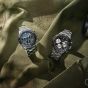 Gallet Mens Multichron Pilot Chronograph Black Dial Bracelet Watch AG2303251B1A1