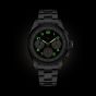 Gallet Mens Multichron Sport Chronograph Black Dial Bracelet Watch AG2302131B1A1