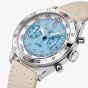 Gallet Mens Flying Officer Blue Chronograph Dial Fabric Strap Watch AG2301131C1W1