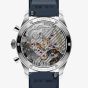 Gallet Mens Classics 'Tribute To Yachting' Big Eye Chronograph White Dial Rubber Strap Watch AG0910121A1S1