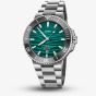 Oris Mens Limited Edition Aquis Yangtze Jiangtun Green Bracelet Watch 01 733 7789 4197-Set