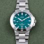 Oris Mens Limited Edition Aquis Yangtze Jiangtun Green Bracelet Watch 01 733 7789 4197-Set
