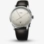 Oris Mens Artelier Date White Dial Dark Brown Leather Strap Watch 01 733 7810 4051-07 6 20 17FC