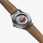 Oris Mens Artelier Date White Dial Dark Brown Leather Strap Watch 01 733 7810 4051-07 6 20 17FC