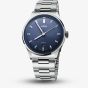Oris Mens Artelier Date Blue Dial Stainless Steel Bracelet Watch 01 733 7810 4055-07 8 20 20