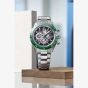 Zenith Mens Chronomaster Sport Green Bezel Bracelet Watch 03.3131.3600/01.M3130