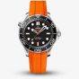 OMEGA Mens Seamaster Diver Black & Orange Watch 210.32.42.20.01.006