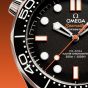 OMEGA Mens Seamaster Diver Black & Orange Watch 210.32.42.20.01.006