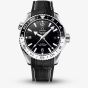 Omega Seamaster Planet Ocean Black Leather Strap Watch 215.33.44.22.01.001