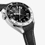 Omega Seamaster Planet Ocean Black Leather Strap Watch 215.33.44.22.01.001