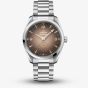 OMEGA Mens Seamaster Railmaster Brown Dial Watch 235.10.38.20.13.001