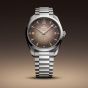 OMEGA Mens Seamaster Railmaster Brown Dial Watch 235.10.38.20.13.001