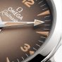 OMEGA Mens Seamaster Railmaster Brown Leather Strap Watch 235.12.38.20.13.001